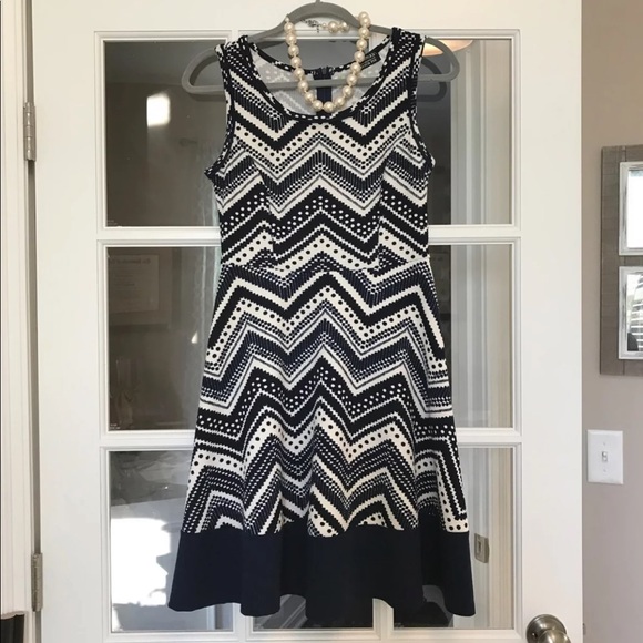Papermoon Dresses & Skirts - Papermoon Navy and White Dress